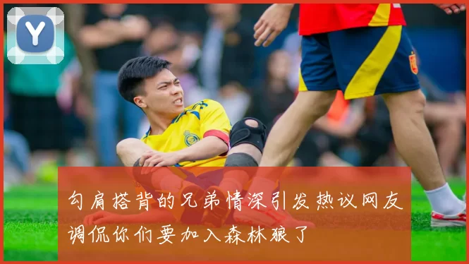 勾肩搭背的兄弟情深引发热议网友调侃你们要加入森林狼了